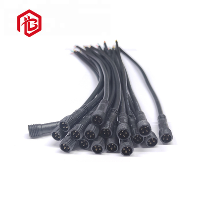 Connettore per fili in PVC M10 Ip67 IP68 impermeabile 2 3 4 5 Pin Illuminazione esterna a LED Connettore per fili maschile femminile