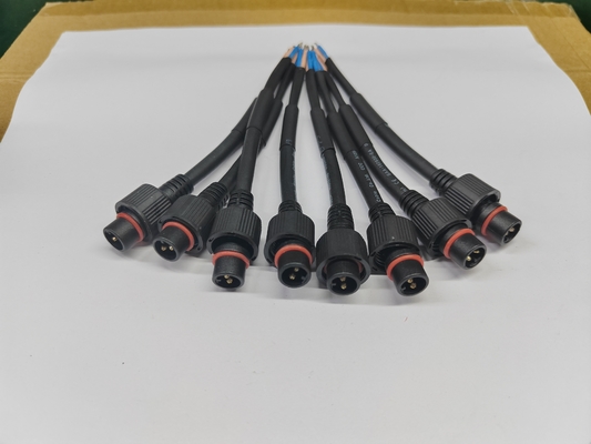 Cavo impermeabile per illuminazione stradale a LED M11 M12 M14 M15 M16 personalizzato, connettore di alimentazione in PVC con prolunga di aggancio maschio femmina a 2 3 4 5 pin