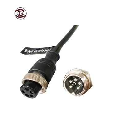 M16 Collegamento circolare per l'aviazione M8 3 4 6 8Pins GX16 Maschio Femmina Front Back Mount Metal PCB Socket Collegamenti circolari